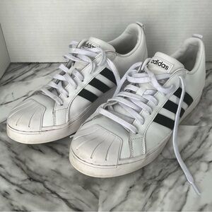 Adidas streetcheck men’s cloudfoam white shell toe men’s 11.5